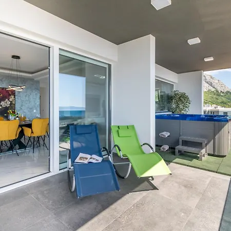 Lux Penthouse Panoramic View With Jacuzzi Apartament *