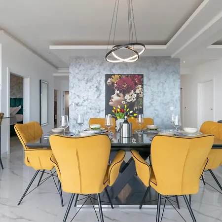 Lux Penthouse Panoramic View With Jacuzzi * 마카르스카