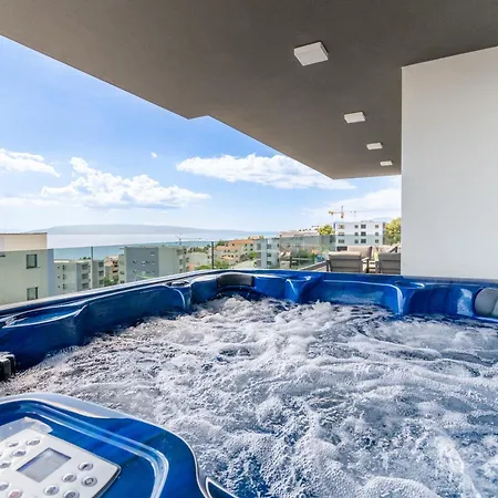 Lux Penthouse Panoramic View With Jacuzzi * Makarska