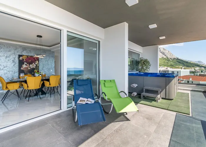 Lux Penthouse Panoramic View With Jacuzzi Appartement *